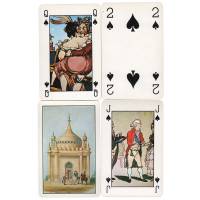 Игральные карты "The Royal Pavilion at Brighton",  54 листа с 2 джокерами. Бельгия, 1970-е годы