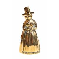 Колокольчик "Дама в традиционном валлийском костюме". Латунь. Великобритания, первая половина ХХ века