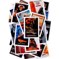 Комплект из 60 открыток "Реклама фильмов о Джеймсе Бонде"