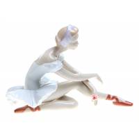 Lladro. Статуэтка "Балерина с розой" коллеционная номерная серия. Фарфор, ручная роспись. Lladro, Испания (Валенсия), 1991 год