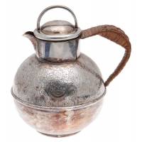 Чайник. Металл, гравировка, серебрение. Великобритания, начало ХХ  века.