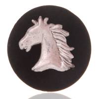 Камея для ювелирных украшений. Черный бисквит, серебрение. Wedgwood, Великобритания, конец ХХ века