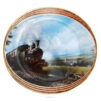 Дон Брекон "Матч в крикет", декоративная тарелка . Фарфор. Davenport, Великобритания, 1990-е гг.