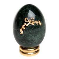 Яйцо пасхальное. Натуральный камень, металл, золочение.  Franklin Mint, США, 1988 год