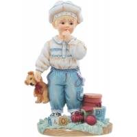 Статуэтка винтажная "Паинька". Композитный материал. Высота 12 см. Leonardo collection, Великобритания, 1990-е гг.