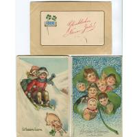 "С Новым Годом" (№3), комплект из 3 открыток