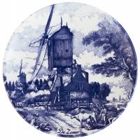 Декоративная тарелка "Лето". Дельфтский фаянс, Голландия, вторая половина 20 века
