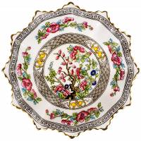 Тарелочка для украшений "Индийское дерево". Английский фарфор. Aynsley, Великобритания, середина 20 века