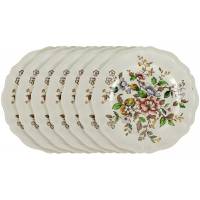Комплект тарелок для салата "Монмут", 7 шт. Фарфор. Royal Doulton, Великобритания, вторая половина 20 века
