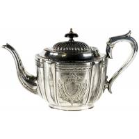 Чайник заварочный. Металл, серебрение. Великобритания, конец 19 века