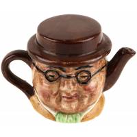 Миниатюрный чайник "Мистер Пиквик". Фарфор. Arton, Великобритания, вторая половина 20 века