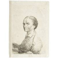 Автопортрет художника. Офорт. Франция, 1778 год