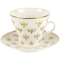 Чайная пара "Рококо". Фарфор. ЛФЗ, СССР, вторая половина 20 века