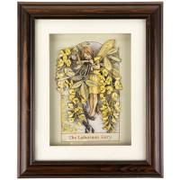 Сесиль Мари Бейкер "Фея ракитника", иллюстрация в деревянной раме . John Ellam, Англия, конец 20 века