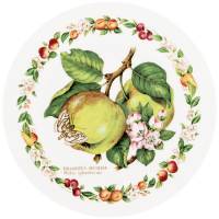 Декоративная тарелка "Яблоня Брэмли". Фарфор. Royal Worcester, Англия, конец 20 века
