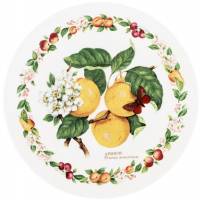 Декоративная тарелка "Абрикос". Фарфор. Royal Worcester, Англия, конец 20 века