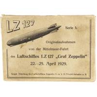 Originalaufnahmen von der Mittelmeer-Fahrt des Luftschiffes LZ 127 "Graf Zeppelin" vom 22 - 25 April 1929 (Комплект фотографий)