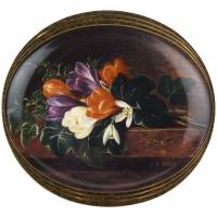 Тарелка декоративная "Весенний букет", фарфор Grande Cobenhavn, Дания, конец 20 века