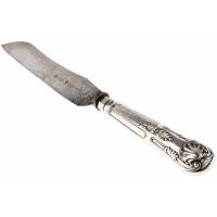 Нож для хлеба. Металл, серебрение, Battle axe, Великобритания, 1930-е гг.