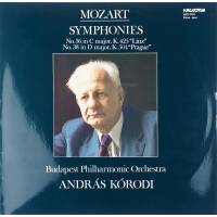 Виниловая пластинка Mozart Symphonies N36 N38 Моцарт Симфонии 36 и 38 Будапештский филармонический оркестр дирижер Андраш Короди 1LP
