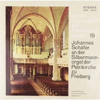 Виниловая пластинка Bach Orgelwerke aut Silbermann orgeln 19 И С Бах Органные произведения Johannes Schafer 1LP