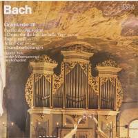 Виниловая пластинка Bach Orgelwerke aut Silbermann orgeln 20 И С Бах Органные произведения Gunter Metz 1LP