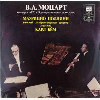 Виниловая пластинка Маурицио Поллини В А Моцарт Концерты N23 и N19 дирижер Кард Бем (1 LP)