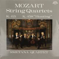 Виниловая пластинка MOZART String Quartets k. 421 к. 458 "Hunting" В А Моцарт Струнные квартеты, Квартет им Сметаны 1LP