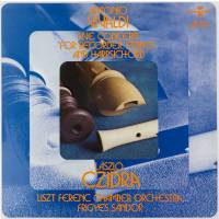Виниловая пластинка Vivaldi Five concerti for recorder strings and harpsichord Антонио Вивальди Пять концеротов для блок-флейты и клавесина Ласло Цидра1LP