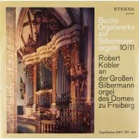 Виниловая пластинка Bach Orgelwerke aut Silbermann orgeln 10/11 И С Бах Органные произведения Robert Kobler 1LP