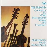 Виниловая пластинка Telemann Concertos for wind and string instruments Телеманн Концерты для духовых и струнных инструментов 1LP