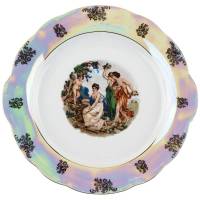 Блюдо "Мадонна", Фарфор, диаметр 27 см, Kahla, ГДР, вторая половина 20-го века