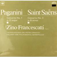 Виниловая пластинка Paganini Saint-Saens violine concerto Николо Паганини Концерт N1 Камиль Сен-Санс Концерт N3 1LP