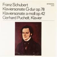 Виниловая пластинка Schubert Шуберт Сонаты для фортепьяно Герхард Пухельт (1 LP)