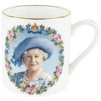 Кружка коллекционная "100 лет со дня рождения Королевы матери", Фарфор, Royal Kingston, Англия, 2000 год (с нюансом)