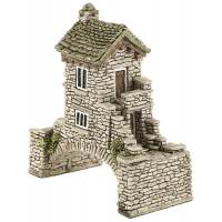 Коллекционный миниатюрный домик "Lilliput lane. Домик на мосту". Высота 8 см, Великобритания, 1990 год