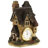 Декоративный миниатюрный домик "Lilliput lane. Дом с часами". Высота 11,5 см, Великобритания, 1990 г.