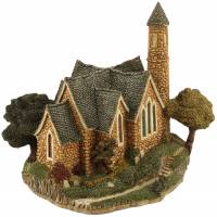 Коллекционный миниатюрный домик "Lilliput lane. St. Patricks Church". Высота 16,5 см, Великобритания, 1989 г.