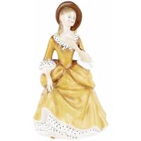 Статуэтка фарфоровая "Сандра", винтаж, высота 20,5 см, Royal Doulton, Великобритания, конец 20 века