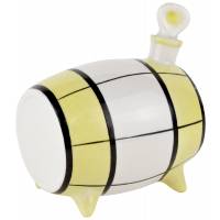 Штоф "Бочонок" для ликера,  фарфор, винтаж, СССР, 1960-е гг.