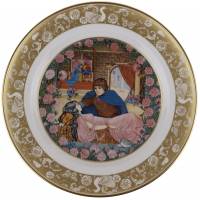 Декоративная тарелка "Спящая красавица", Фарфор, Franklin porcelain, Германия, 1978 год
