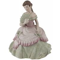 Статуэтка фарфоровая "Антракт", винтаж, высота 16 см, Coalport, Великобритания, 1991 год