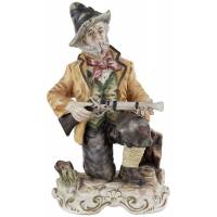 Статуэтка винтажная "Охотник", высота 30 см, фарфор, Capodimonte,  Италия, вторая половина 20 века