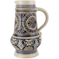 Кувшин для воды, пива, напитков антикварный, Marzi and Remi, Керамика, высота 21 см, Германия, начало 20 века (с нюансом)