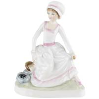 Статуэтка "Малышка Мисс Маффет", высота 16,5 см, Royal Doulton, Великобритания, винтаж, 1983 год