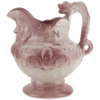 Кувшин для воды антикварный "Бахус". Фаянс. Высота 21 см.  Великобритания, первая половина 20 века