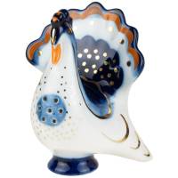 Солонка "Индюк", фарфор, ЛФЗ, СССР, 1980 -е гг. (с нюансом)