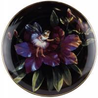 Декоративная тарелка "Доброе утро, божья коровка!", фарфор, Danbury Mint, Великобритания, винтаж, 1980-е гг.