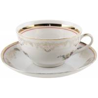 Чайная пара "Мария", фарфор, винтаж, Reinecke, ГДР, вторая половина 20 века