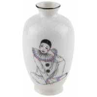 Ваза "Пьеро" небольшого размера. Высота 9 см, Фарфор Eurocraft, Япония, винтаж, конец 20 века